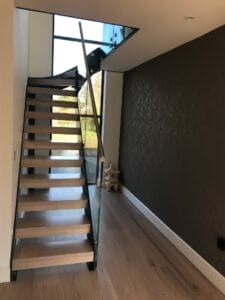 Anthracite Grey Internal Metal Staircase