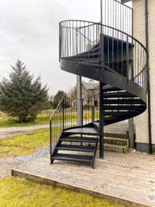 Fab Bespoke Outdoor Spiral Staircase