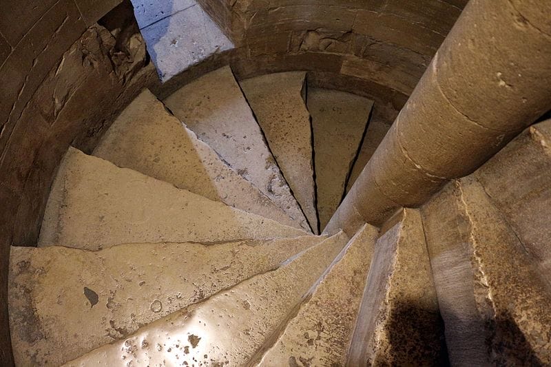 Castel del Monte (Italy) Spiral Stairs