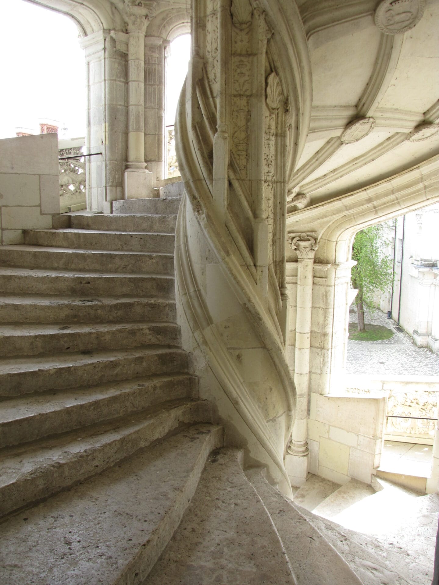 Chateau de Blois spiral staircase