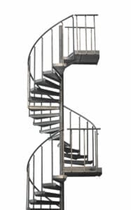 british standard categories for spiral staircases